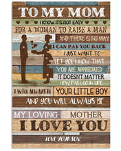 Load image into Gallery viewer, Giving For Mum Let You Know You're Appreciated   Custom Design Vertical Poster
