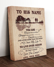 Load image into Gallery viewer, You Are Smarter Than You Think Custom Name Gift For Husband Matte Canvas
