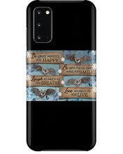 Load image into Gallery viewer, Do What Makes You Happy With Bats Gift For Girls Phone case
