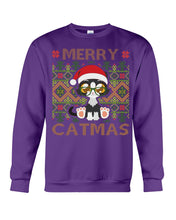 Load image into Gallery viewer, Merry Catmas Cute Funny Gifts Sweatshirt
