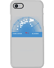 Load image into Gallery viewer, Pinpoint The Location In The Space Blue Phone case
