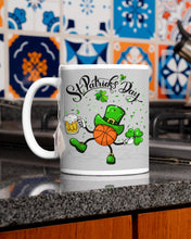 Load image into Gallery viewer, Basketball Saint Patrick's Day Gift For Basketball Lovers Mug
