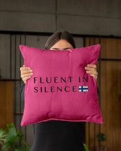 Load image into Gallery viewer, Fluent In Silence Custom Design For Personalized Nation Gift Pillow Cover
