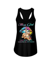 Load image into Gallery viewer, May Girl I Am Who I Am Trending For Birthday Gift Ladies Flowy Tank
