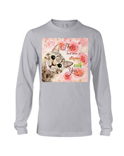 Load image into Gallery viewer, The Best Time Is Staying With You Roses With Cat Gift For Cat Lovers Unisex Long Sleeve
