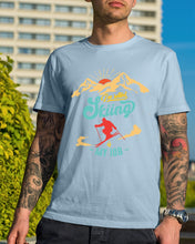Load image into Gallery viewer, I'm Retired Skiing Is My Job Mountainous Terrain Guys Tee

