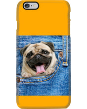 Load image into Gallery viewer, baby Pug In Denim Pocket Gift For Dog Lovers Phone case
