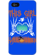 Load image into Gallery viewer, This Girl Loves Halloween Gift For Girls Phone case
