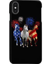 Load image into Gallery viewer, Lovely Phone Case Horse Freedom Firework Gift For Horse Lovers Phone case
