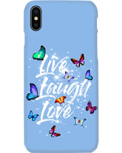 Load image into Gallery viewer, Butterfly Live Laugh Love Gift For Lover Phone case
