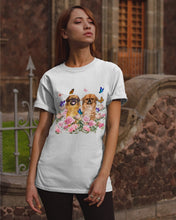 Load image into Gallery viewer, Pekingese With Peonies Gift For Dog Lovers Guys Tee
