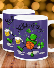Load image into Gallery viewer, Basketball Saint Patrick's Day Gift For Basketball Lovers Mug
