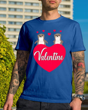 Load image into Gallery viewer, Couple Otter Valentine's Day Gift For Otter Lovers Guys Tee

