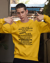 Load image into Gallery viewer, I'm A Spolied Husband But Not Yours  - Awesome Wife Was Born In February Sweatshirt
