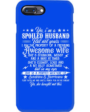 Load image into Gallery viewer, Shes Stubborn Messy And A Brat At Times Black Gift For Husband Phone case
