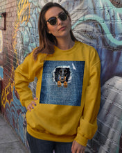 Load image into Gallery viewer, Blue Phone Case With Dachshund Face Gift For Dachshund Lovers Sweatshirt
