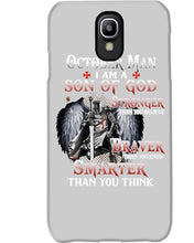 Load image into Gallery viewer, October Man Son Of God Birthday Meaningful Gift For Men Phone case
