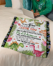 Load image into Gallery viewer, Mom Gift For Son Never Forget That I Love You Fleece Blanket
