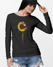 Load image into Gallery viewer, Sunflower Nurse Is My Sunshine  Unique Custom Design Meaningful Present Unisex Long Sleeve
