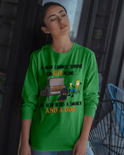 Load image into Gallery viewer, A Man Loves Beer And Dachshund Gift For Dog Lovers Unisex Long Sleeve
