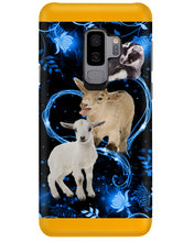 Load image into Gallery viewer, Lovely Phone Case Twinkling Blue Heart Gift For Goat Lovers Phone case
