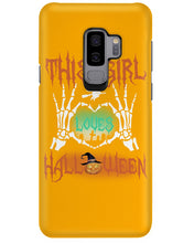 Load image into Gallery viewer, This Girl Loves Halloween Gift For Girls Phone case
