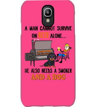 Load image into Gallery viewer, A Man Loves Beer And Dachshund Gift For Dog Lovers Phone case
