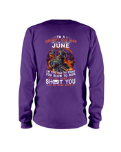 Load image into Gallery viewer, Grumpy Old Man June Too Slow To Run Birthday Meaningful Gift Unisex Long Sleeve
