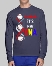 Load image into Gallery viewer, Baseball Be My DNA Gift For Sport Lovers Unisex Long Sleeve
