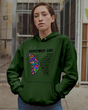 Load image into Gallery viewer, Birthday Gift For November Girl They Whispered To Her You Cannot Withstand The Storm Hoodie
