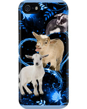 Load image into Gallery viewer, Lovely Phone Case Twinkling Blue Heart Gift For Goat Lovers Phone case
