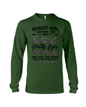 Load image into Gallery viewer, August Girl Has Tattoos Pretty Eyes Thick Thighs For Birthday Gift Unisex Long Sleeve
