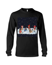 Load image into Gallery viewer, Night Christmas Chihuahua Cool Weather Gift For Dog Lovers Unisex Long Sleeve
