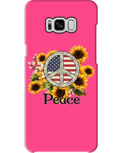 Load image into Gallery viewer, Peace Sign Sunflower Birthday Gift For Girls Phone case
