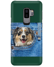 Load image into Gallery viewer, Australian Shepherd In Denim Pocket Gift For Dog Lovers Phone case
