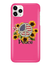 Load image into Gallery viewer, Peace Sign Sunflower Birthday Gift For Girls Phone case
