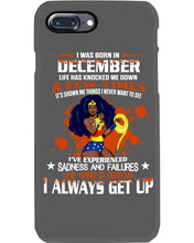 Load image into Gallery viewer, December Superwoman  Life Has Knocked Me Down Birthday Meaningful Gift Phone case
