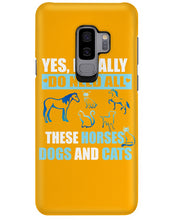 Load image into Gallery viewer, I Do Need All These Horses Dogs And Cats Phone case
