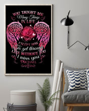 Load image into Gallery viewer, You Taught Me Many Things In Life Custom Name Gift For Son Name Michael Vertical Poster
