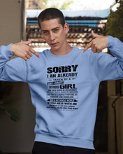 Load image into Gallery viewer, I'm Already Taken By December Sexy And Crazy Girl For Birthday Gift Sweatshirt
