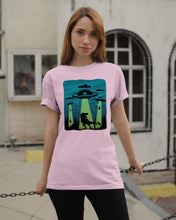 Load image into Gallery viewer, UFA Dinosaur T Rex Sky Full Of Stars Guys Tee
