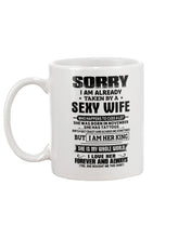 Load image into Gallery viewer, Gift For Husband Taken By A November Sexy Wife Who Happens To Cuss A Lot Mug
