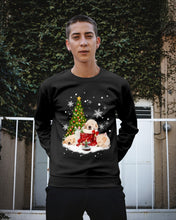 Load image into Gallery viewer, Funny Golden Retrievers Sleep In Red Boots Gift For Dog Lovers Sweatshirt
