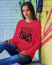 Load image into Gallery viewer, Break Bone Time White Background Gift For Women Sweatshirt
