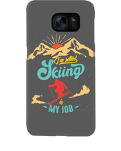 Load image into Gallery viewer, I'm Retired Skiing Is My Job Mountainous Terrain Phone case

