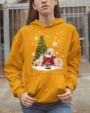 Load image into Gallery viewer, Funny Golden Retrievers Sleep In Red Boots Gift For Dog Lovers Hoodie

