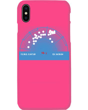 Load image into Gallery viewer, Pinpoint The Location In The Space Blue Phone case
