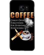 Load image into Gallery viewer, Coffee Christ Offers Forgiveness For Everyone Everywhere Phone case
