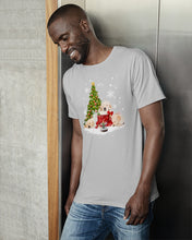 Load image into Gallery viewer, Funny Golden Retrievers Sleep In Red Boots Gift For Dog Lovers Guys Tee
