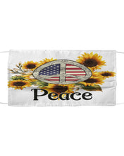 Load image into Gallery viewer, Peace Sign Sunflower Birthday Gift For Girls Cloth Face Mask
